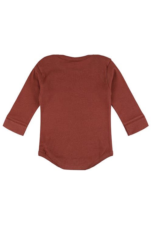 Turtledove London Kids Organic Cotton Rib Onsie In Red