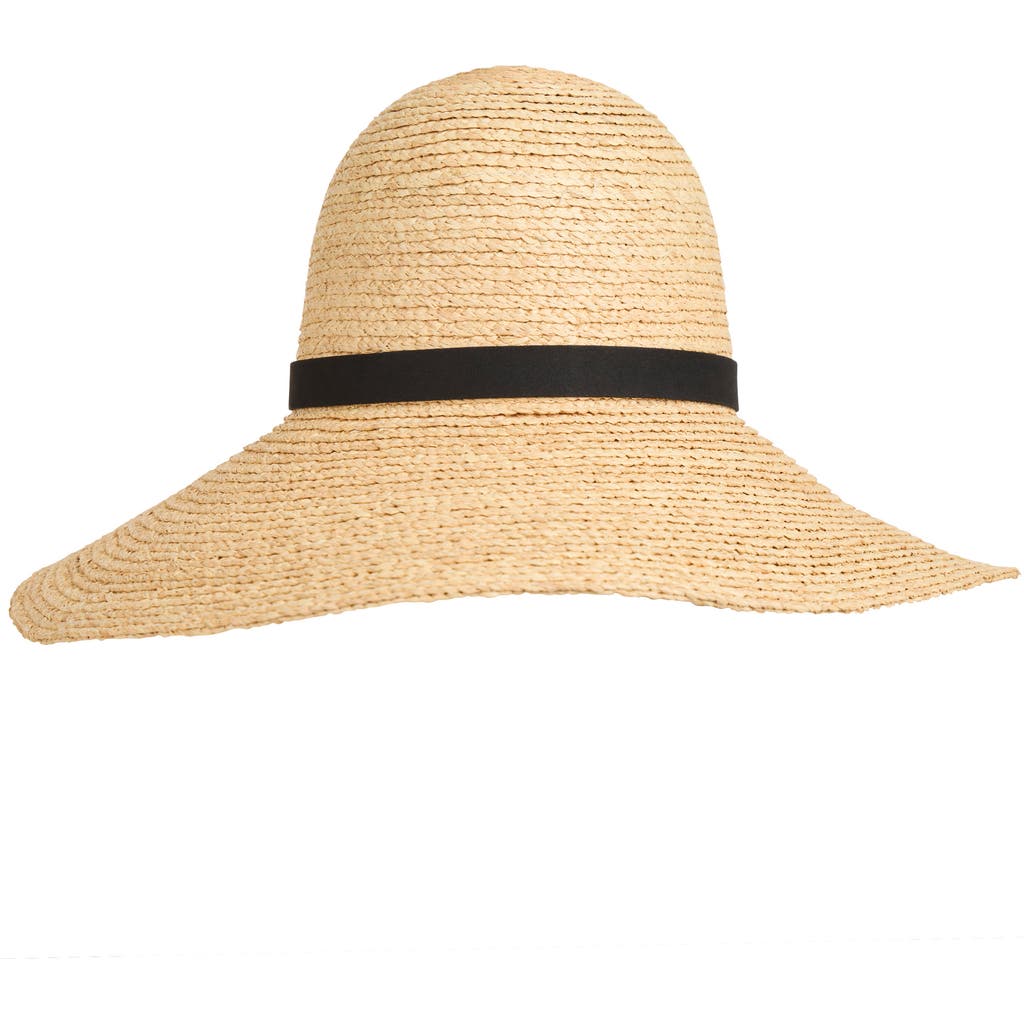 Bruno Magli Wide Brim Sun Hat in Natural at Nordstrom Rack