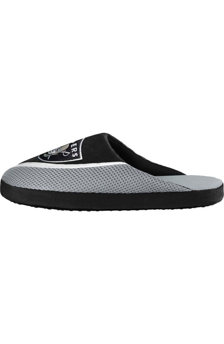 FOCO Men's FOCO Las Vegas Raiders Big Logo Color Edge Slippers, Alternate, color,