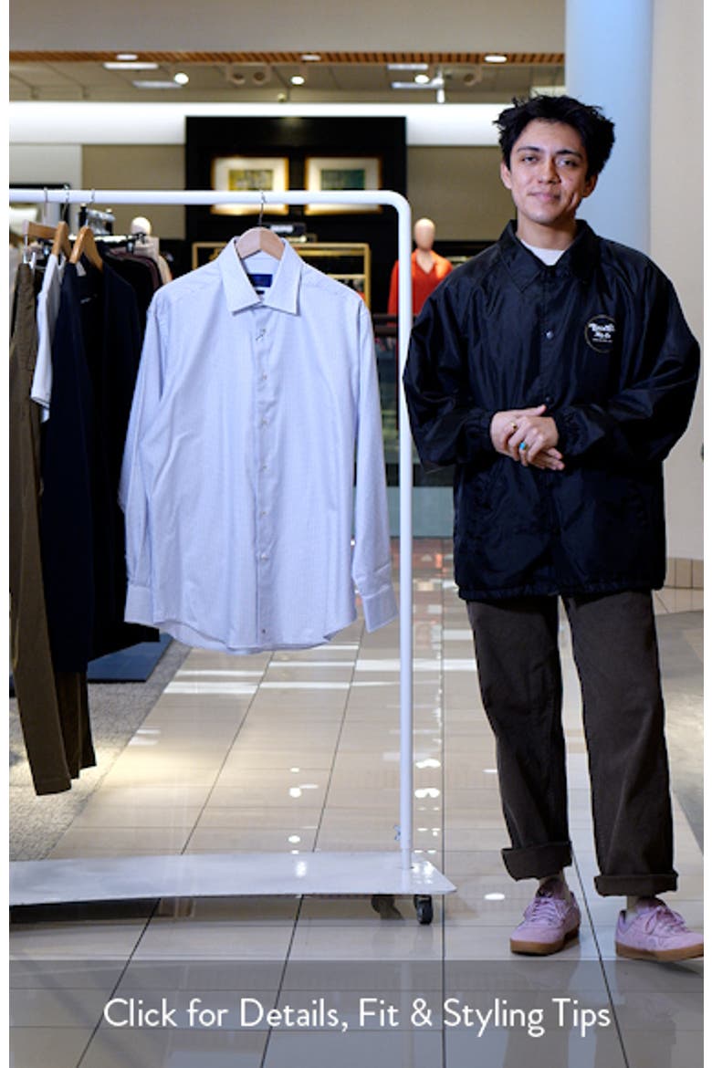 Regular Fit Micropattern Cotton Dress Shirt video