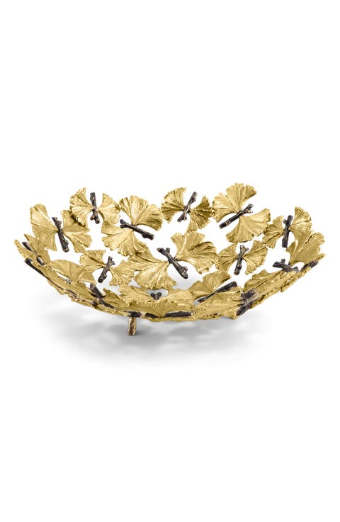 Butterfly Ginkgo Bread Basket