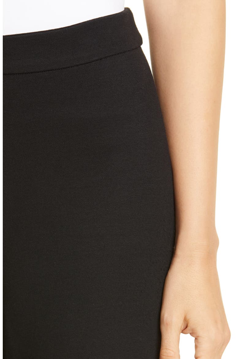 Interlock Ankle Wide Leg Pants, Alternate, color, BLACK
