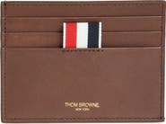 Thom Browne Full Grain Leather Card Case