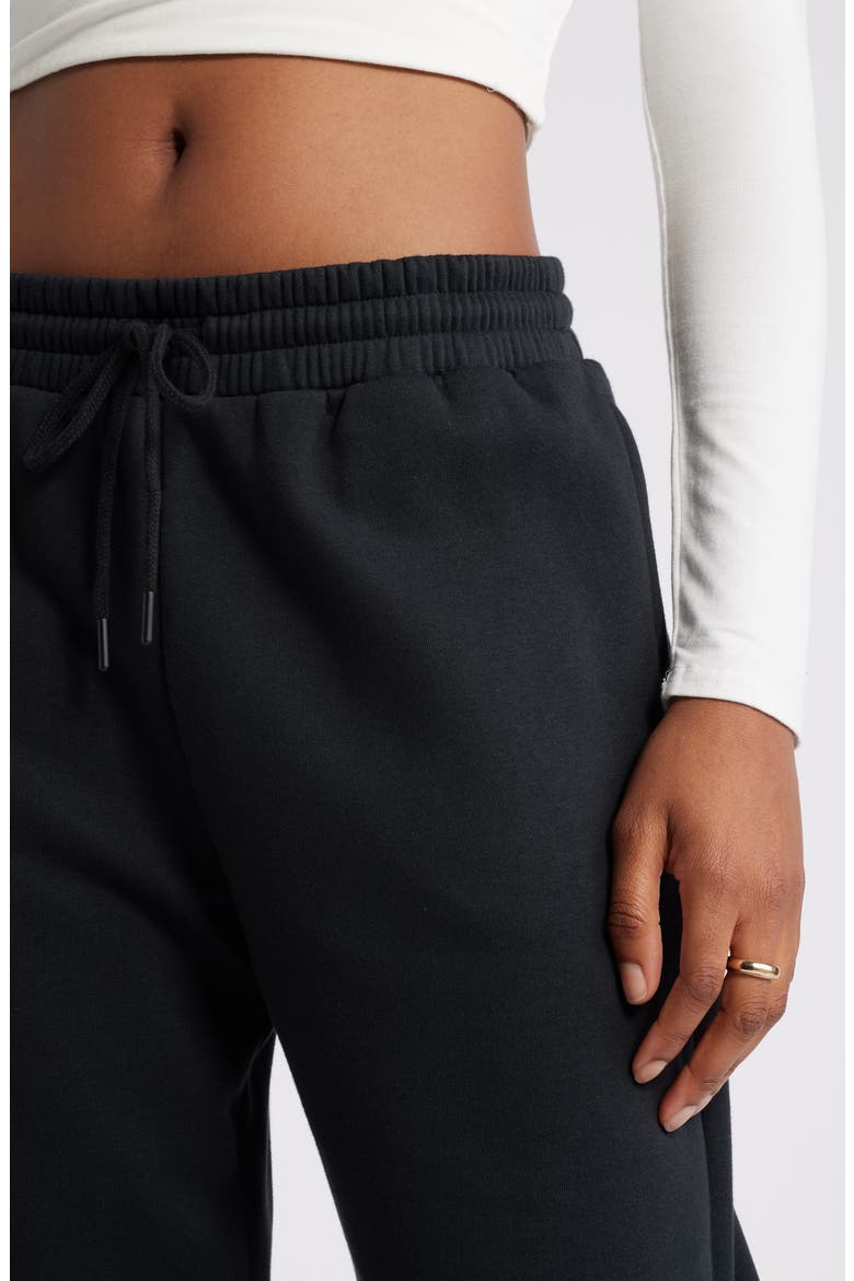 Baggy Fleece Joggers, Alternate, color, BLACK JET