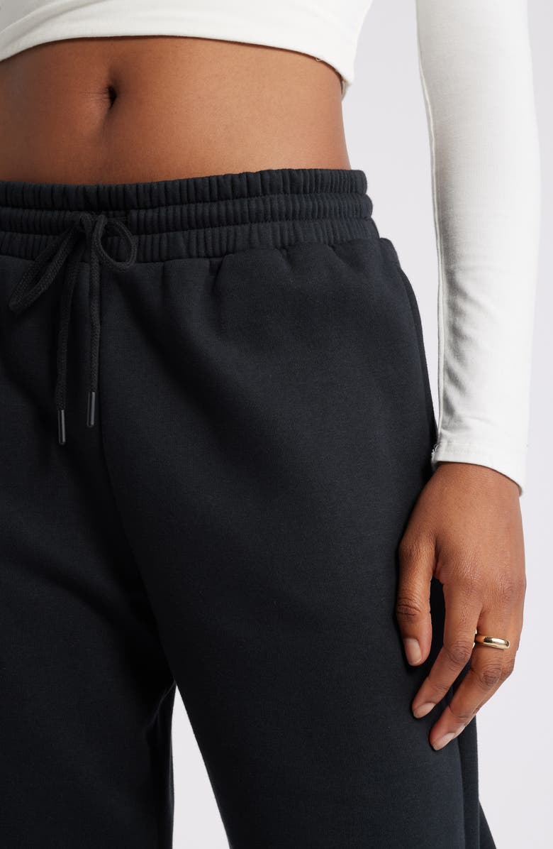 BP. Baggy Fleece Joggers, Alternate, color, Black Jet