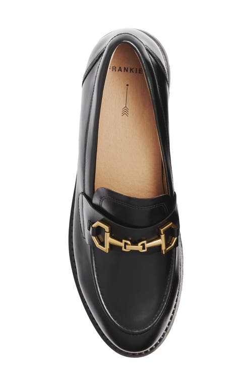 Frankie4 Saint Platform Bit Loafer In Black