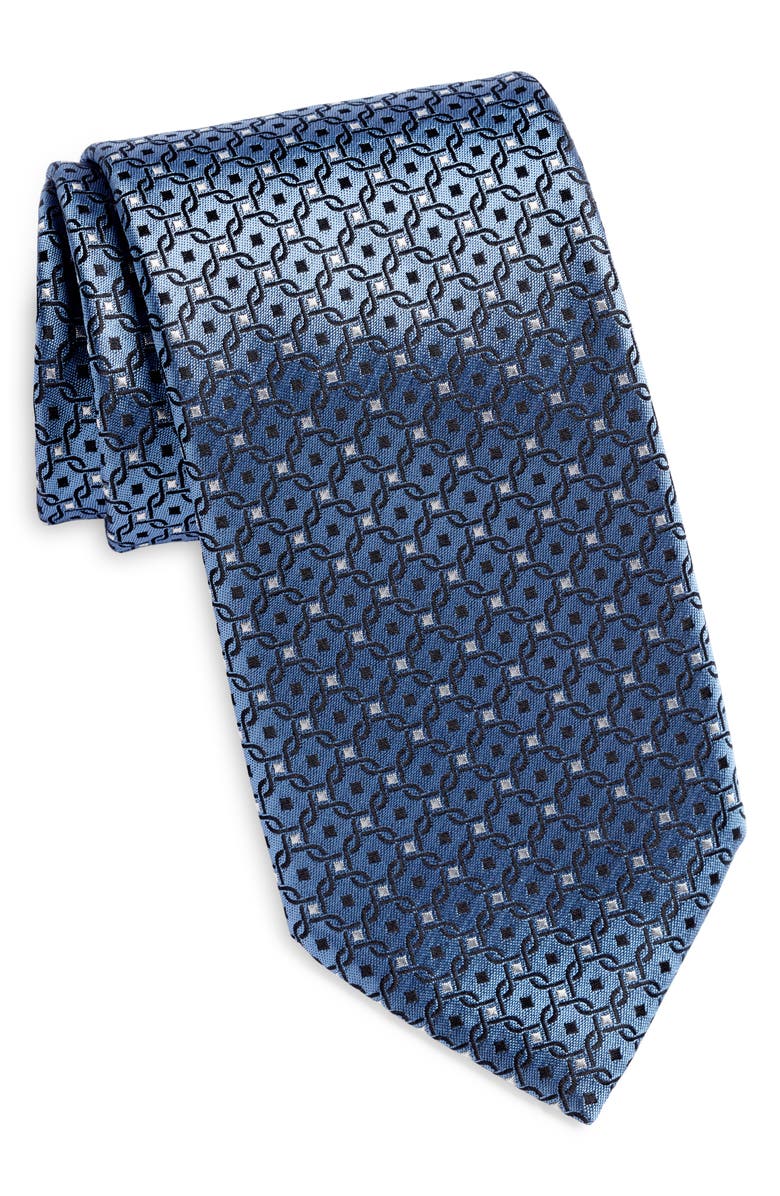 ZEGNA TIES Fili Links Silk Tie, Main, color,