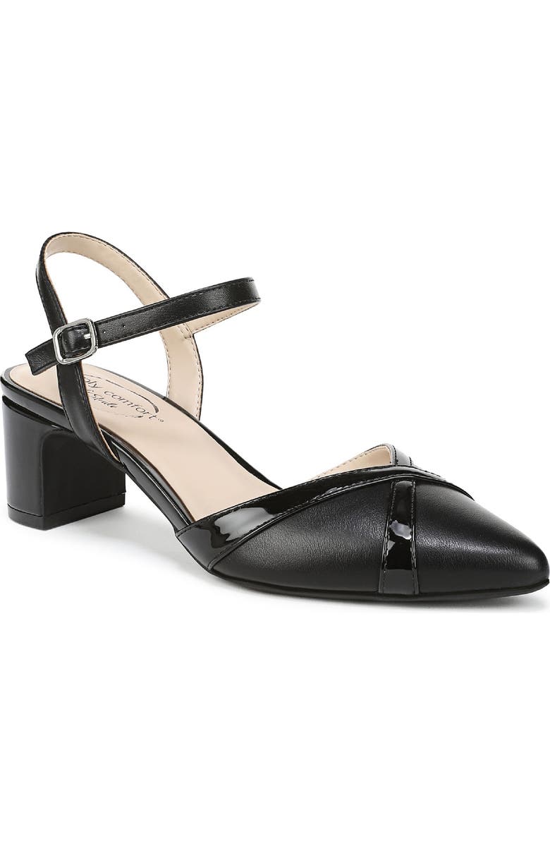 LifeStride Miranda Ankle Strap Sandal, Main, color, Black