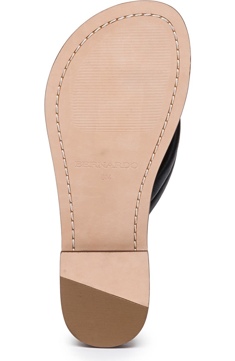 BERNARDO STUDIO Tilly Leather Flip-Flop Sandal, Alternate, color,