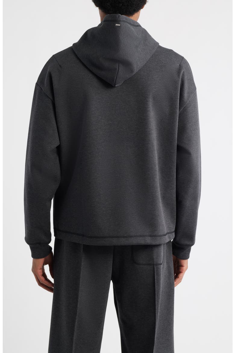 Dineo Logo Patch Hoodie, Alternate, color, MED GREY