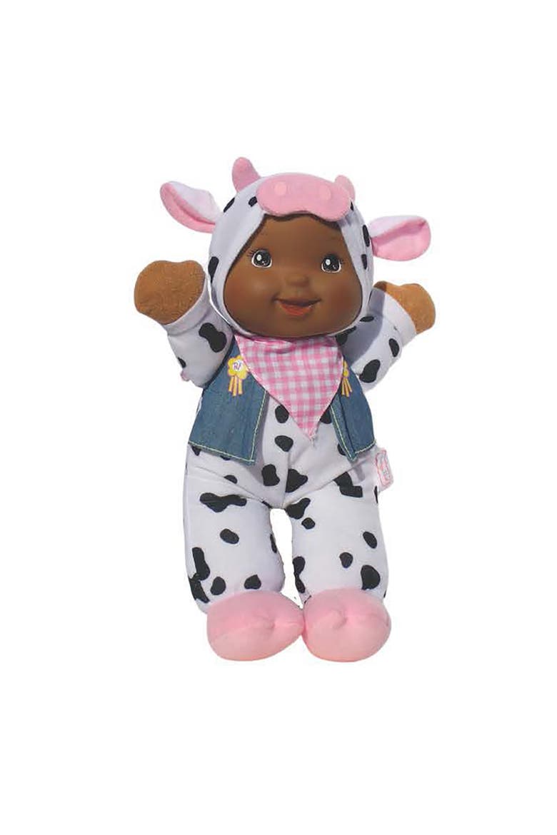 12" Soft Body Baby Doll with Farm Animal Friends, Main, color, Multicolored