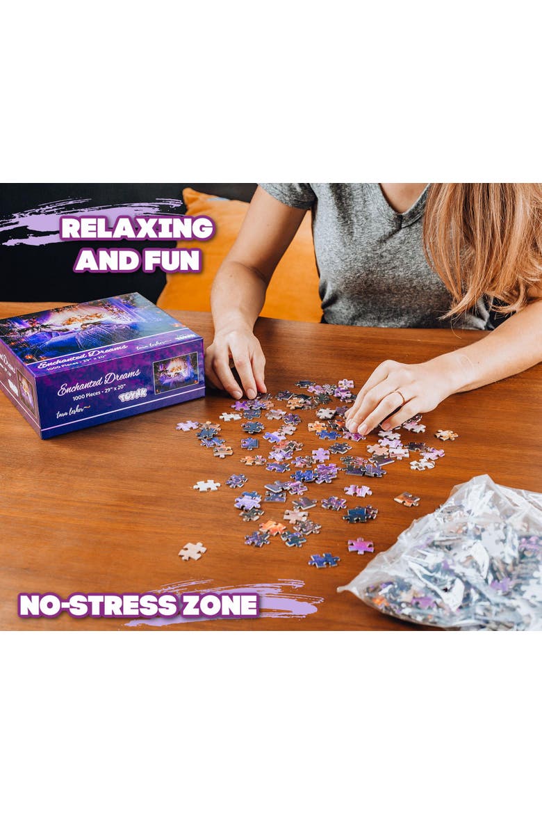 Enchanted Dreams Fantasy Puzzle By Tara Lesher | 1000 Piece Jigsaw Puzzle, Alternate, color, Multi-Color