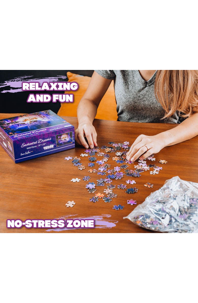 Toynk Enchanted Dreams Fantasy Puzzle By Tara Lesher | 1000 Piece Jigsaw Puzzle, Alternate, color, Multi-Color