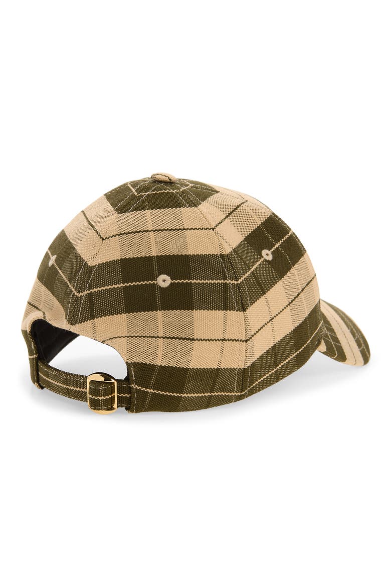 VLOGO Check Cotton Adjustable Baseball Cap, Alternate, color, BEIGE MULTI
