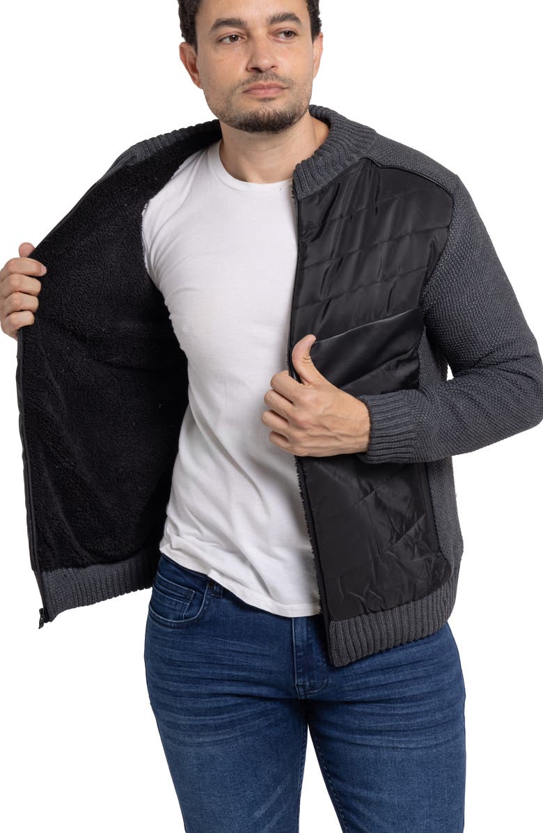 XRAY X-RAY Lightly Insulated Full Zip Jacket, Alternate, color, Black/ Charcoal