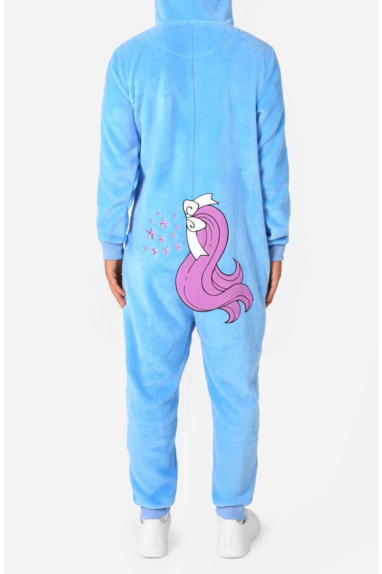 My Little Pony™ Bluebelle Hooded Fleece Jumpsuit, Alternate, color, BLUE