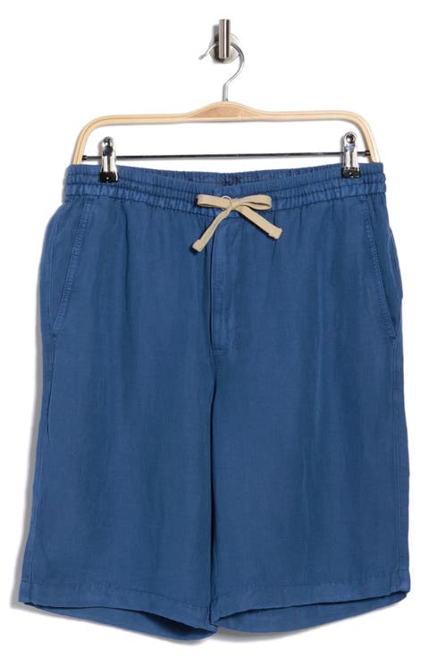 Tropical Beach Linen & Cotton Shorts