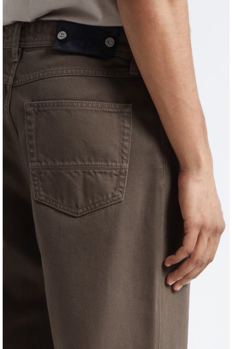 Cotton Five-Pocket Straight Leg Pants, Alternate, color, UMBER