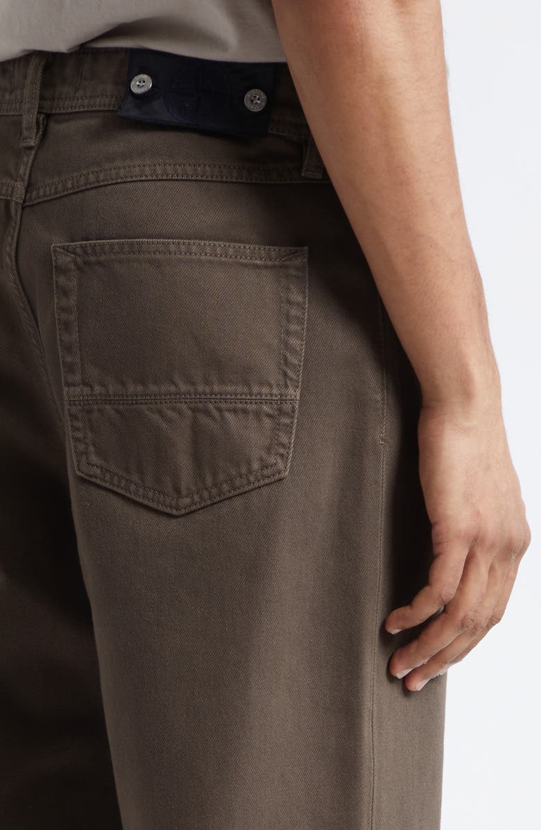 Stone Island Cotton Five-Pocket Straight Leg Pants, Alternate, color, Umber