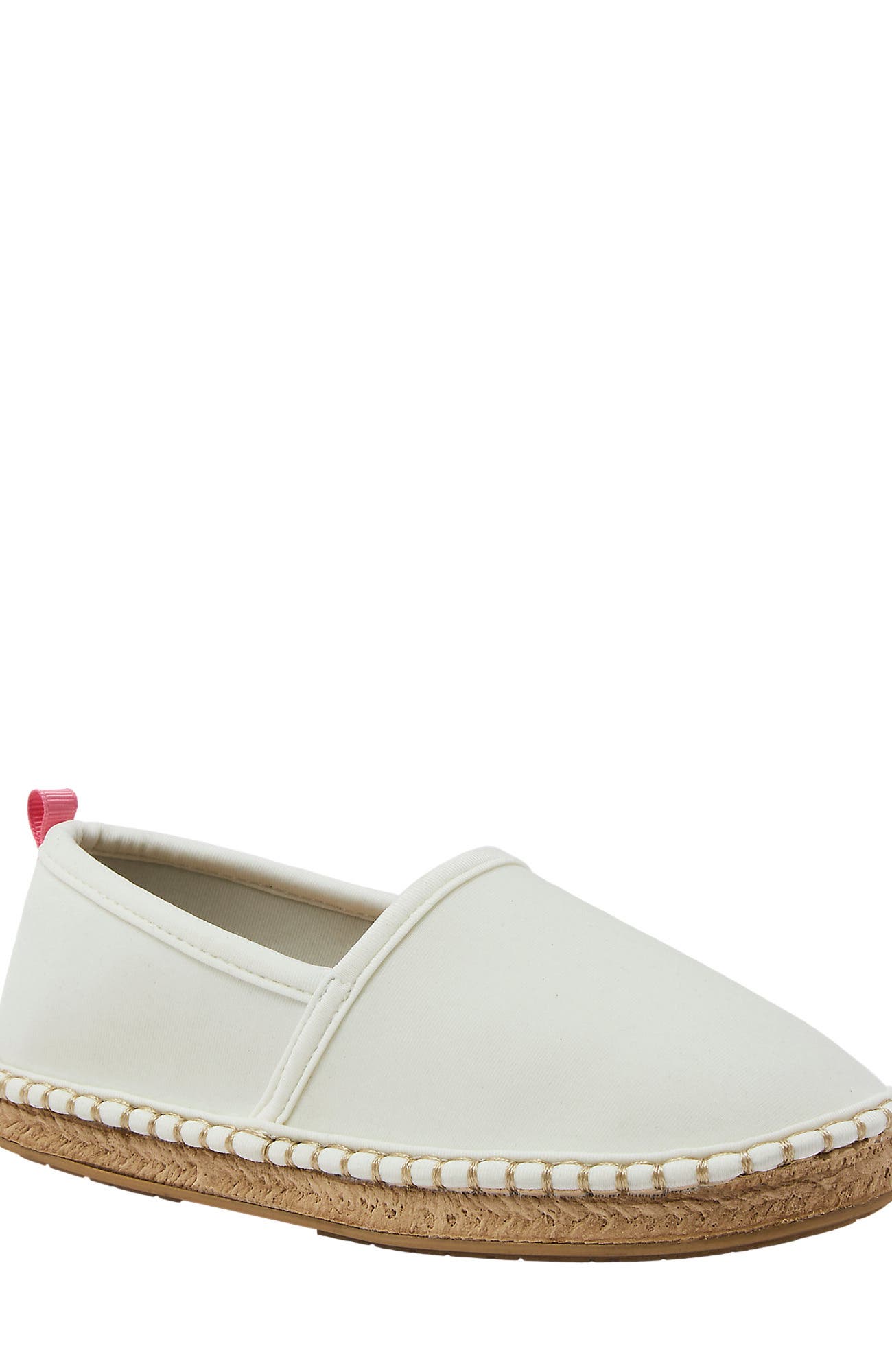 Lands' End Kids Espadrille Beach and Water Shoes, Main, color, White