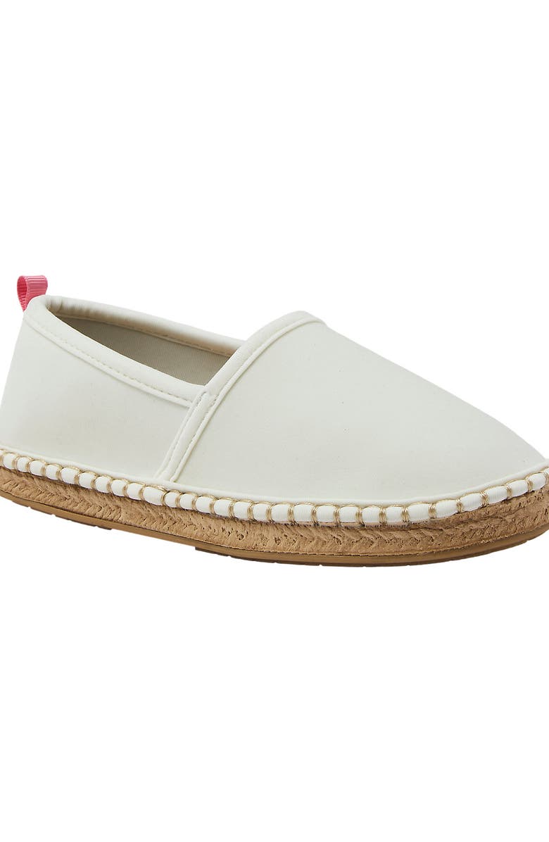 Lands' End Kids Espadrille Beach and Water Shoes, Main, color, White