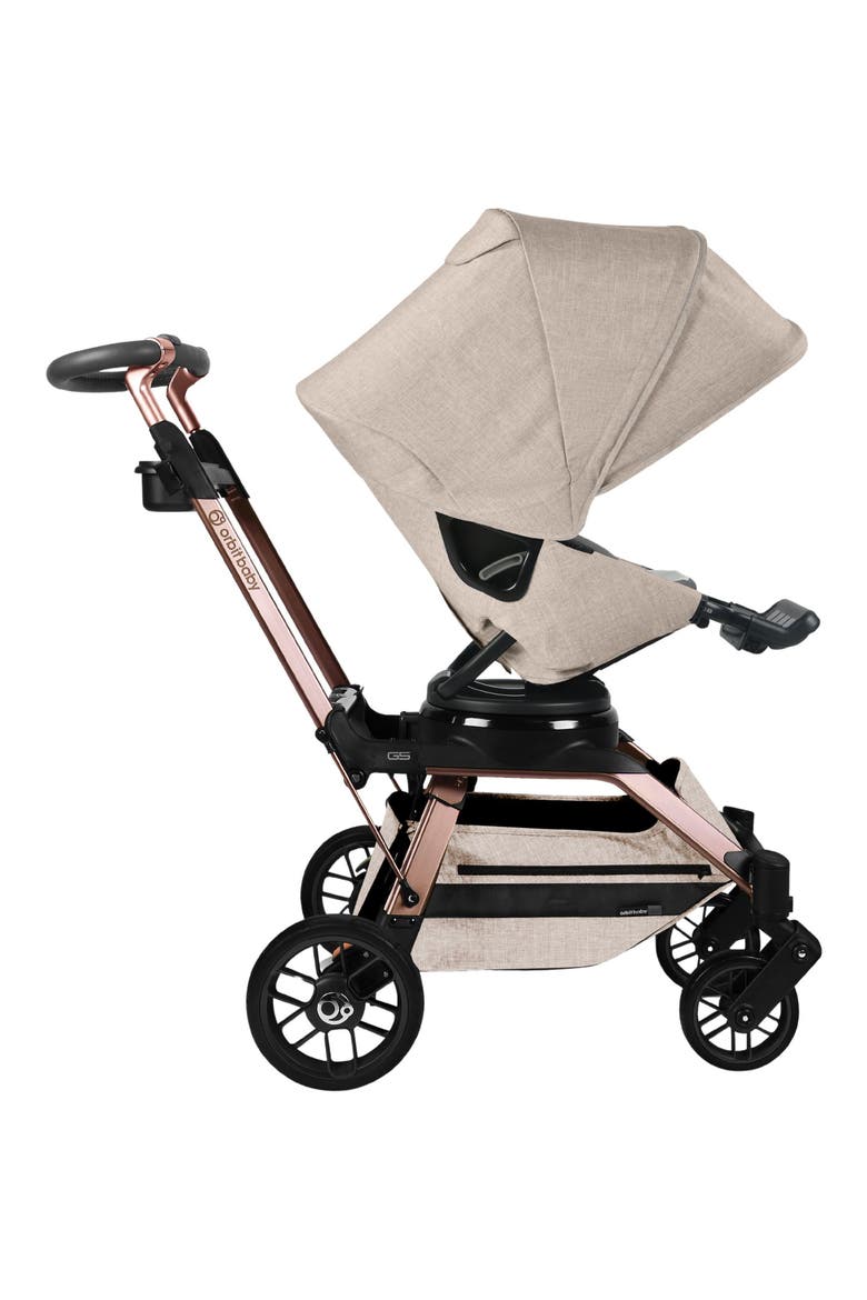 Stroll & Ride G5 Car Seat & Stroller Travel System, Alternate, color, FLAX/ ROSE GOLD