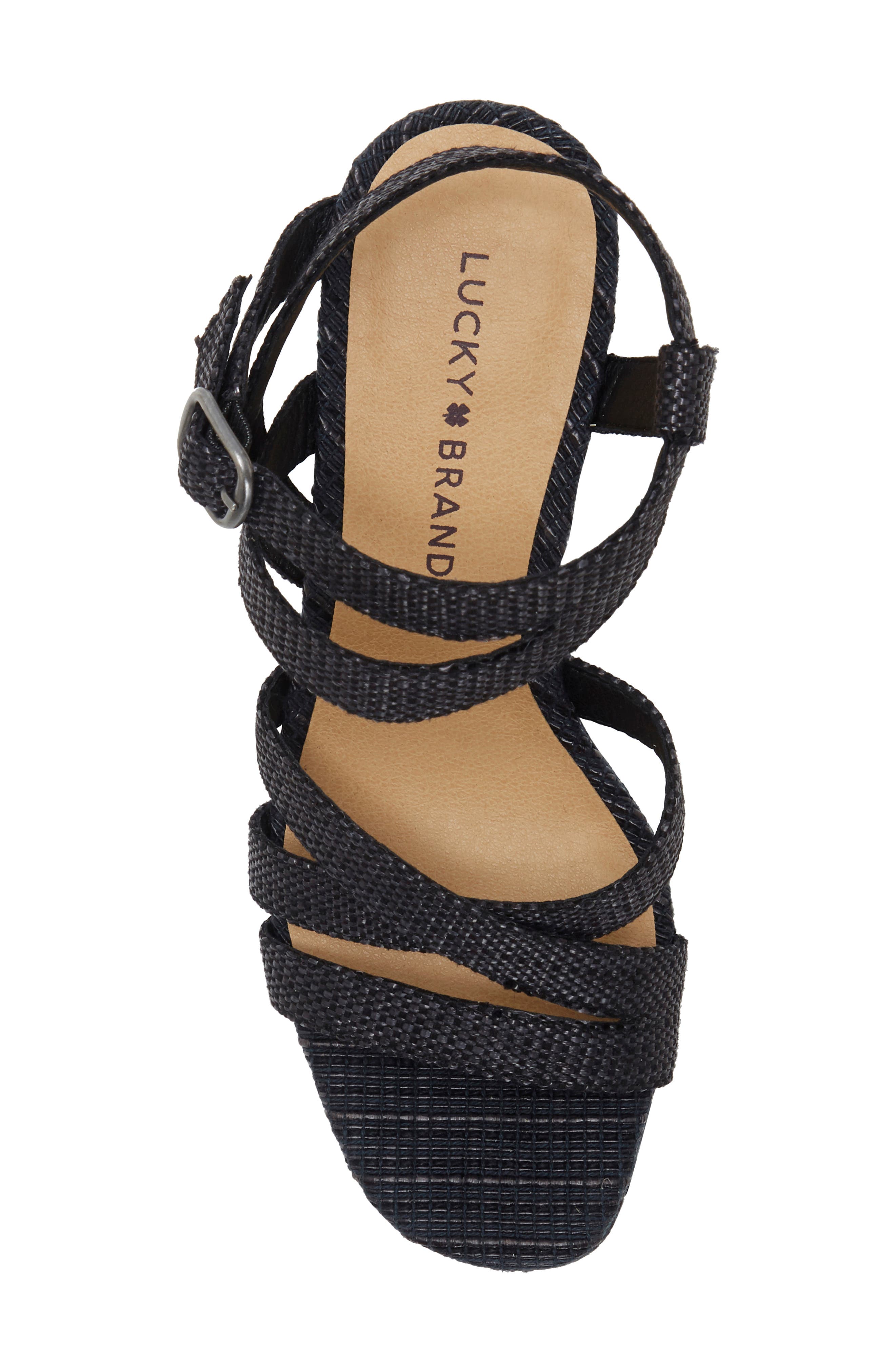 Lucky Brand Carlisha Platform Wedge Sandal, Alternate, color, 