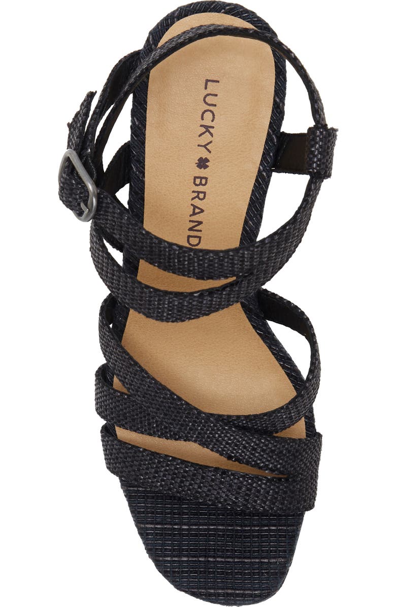 Lucky Brand Carlisha Platform Wedge Sandal, Alternate, color,