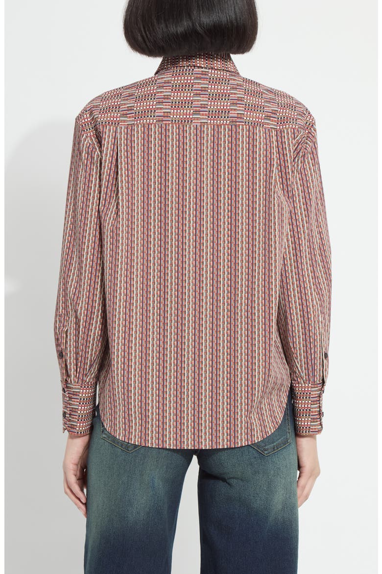 Marjorie Placed Print Shirt, Alternate, color, TRANSEASONAL CROSSOVER