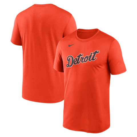 Men's Nike Orange Detroit Tigers New Legend Wordmark Dri-FIT T-Shirt