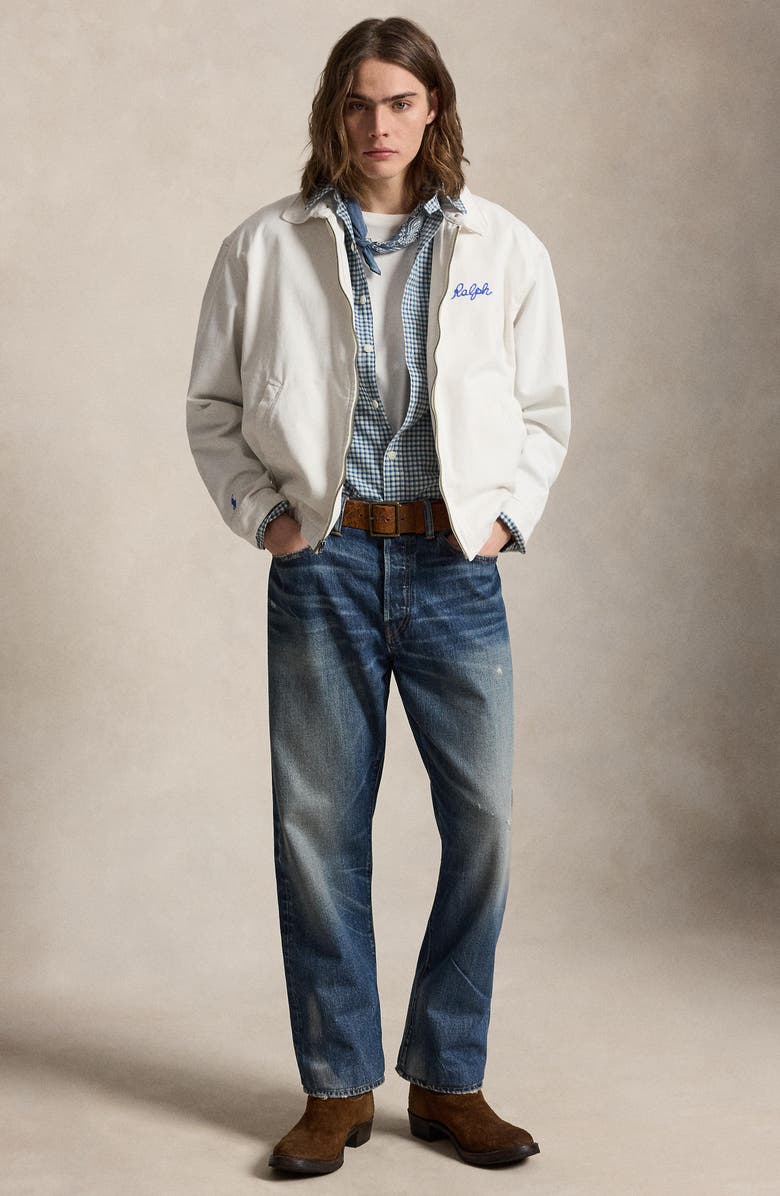 Polo Ralph Lauren The Embroidered Big Bayport Jacket, Alternate, color, Deckwash White