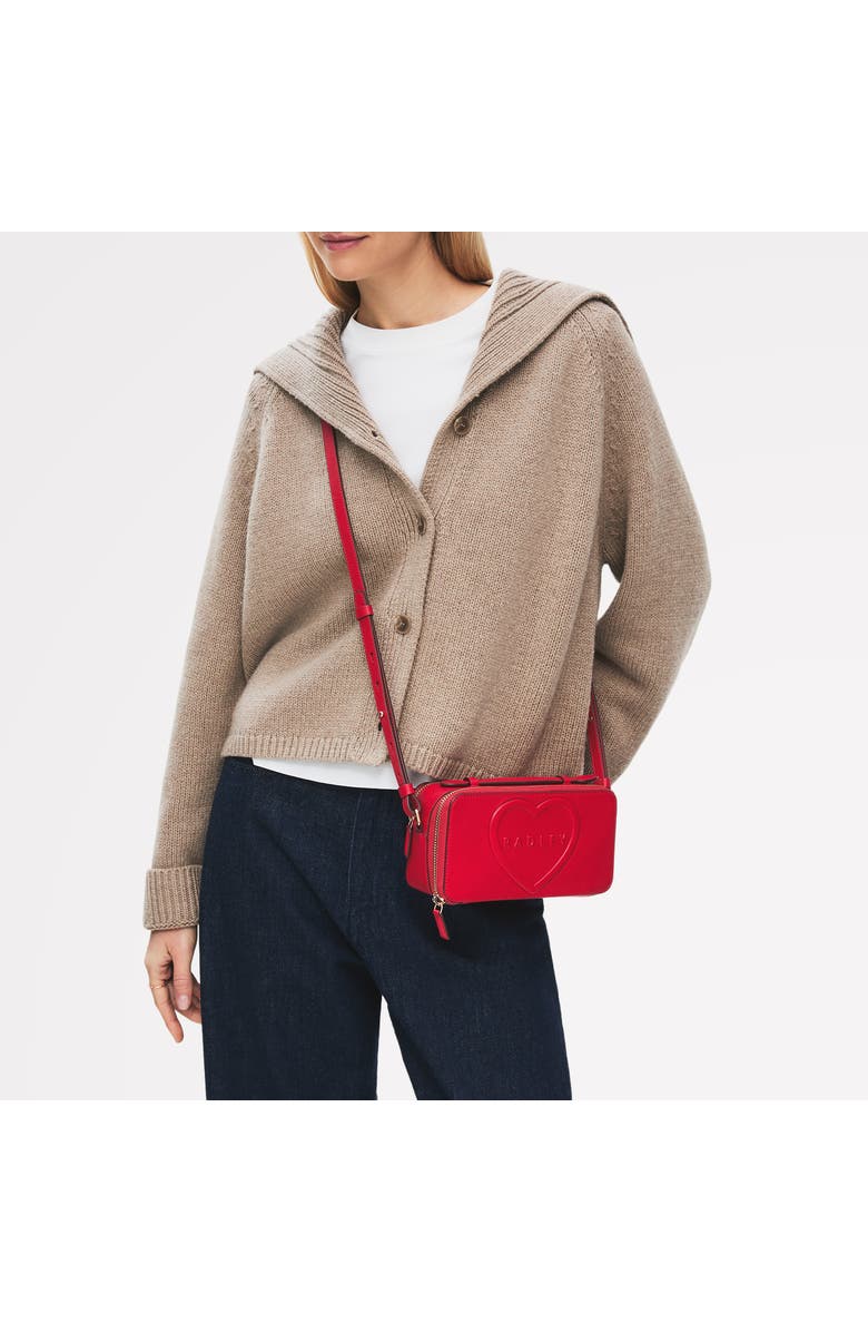 Radley Calvert Way - Heart Street Micro Phone Crossbody Bag, Alternate, color, Poinsettia