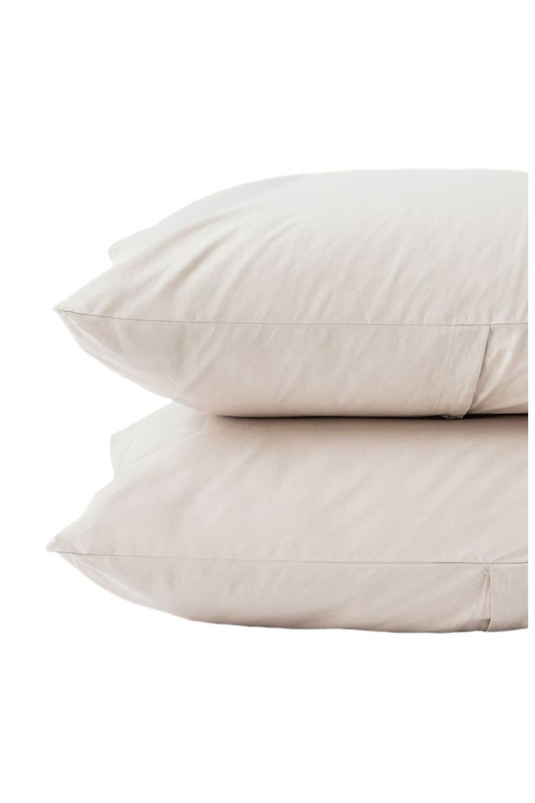 Organic Cotton Organic Cool-Air Percale Sham 2-Pack, Alternate, color, Bone