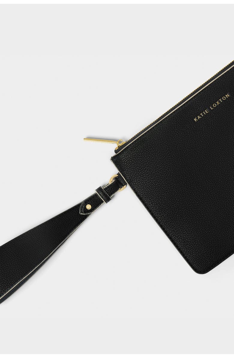 Katie Loxton Marni Wristlet Pouch, Alternate, color, Black