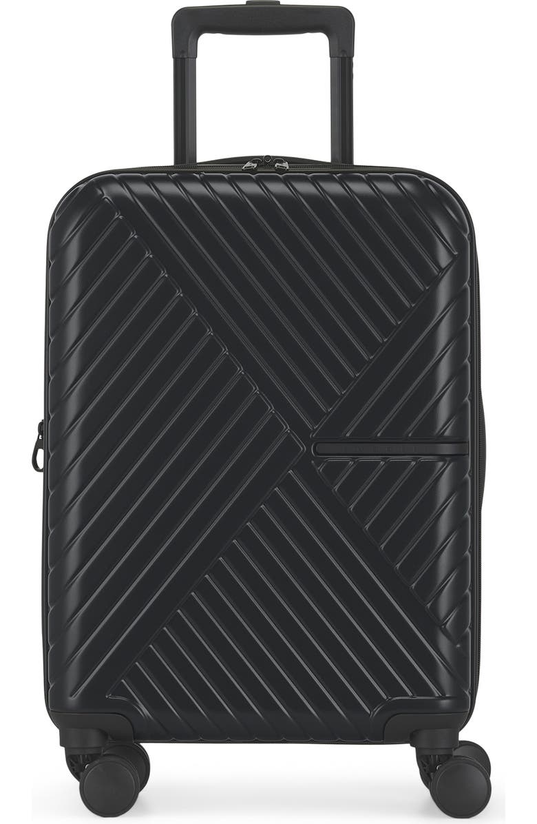 bugatti Berlin 3 Piece Hardside Luggage Set with Expansion, Alternate, color, Charcoal