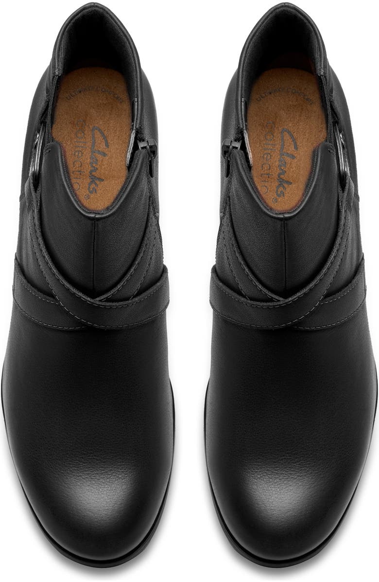 Clarks<sup>®</sup> Emily2 Henley Boot, Alternate, color, Black Leather