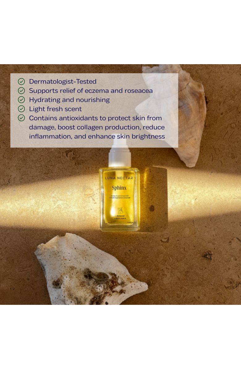 Luna Nectar Sphinx Body Experience Oil, Alternate, color, Light/Pastel Yellow