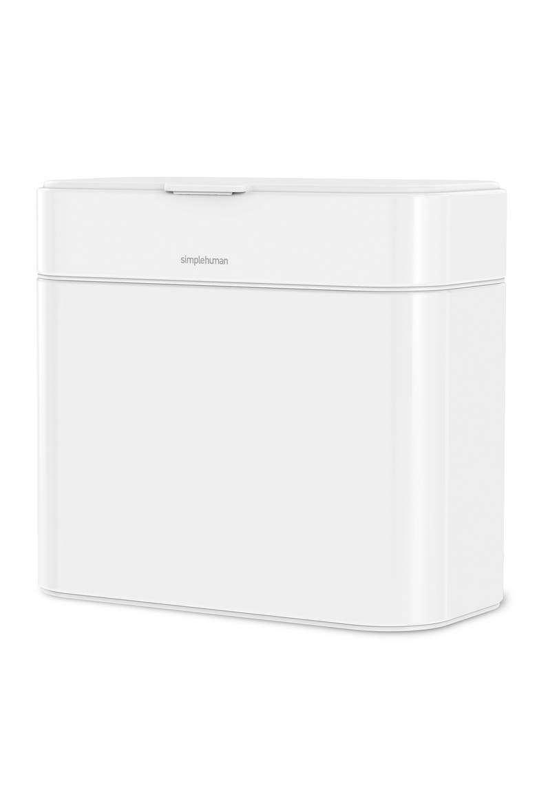 4L compost caddy, Main, color, WHITE
