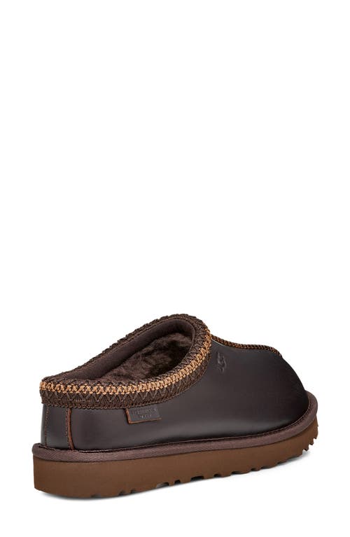 Ugg(r) Tasman Leather Slipper In Ironwood