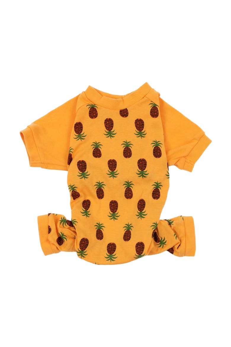 Dog Cotton Matching Family Pajamas, Fun & Novelty Prints, Alternate, color, Pineapple