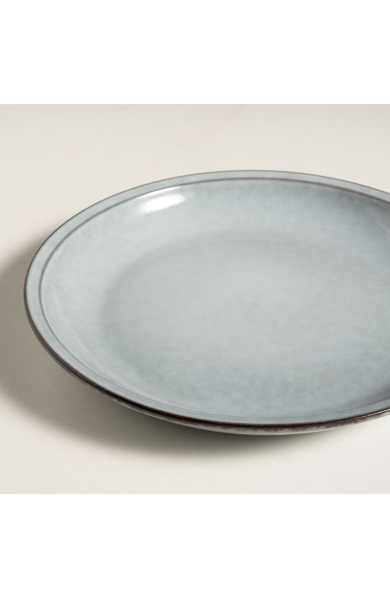 Zsa Zsa Zsu Lily Stoneware Dinner Plate 9.4" Set of 3, Alternate, color, Blue