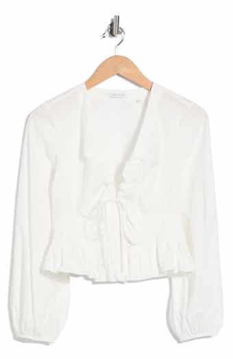 Yara Long Sleeve Peplum Top