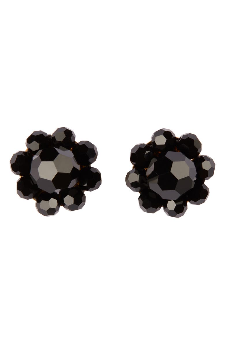 Simone Rocha Simone Beaded Flower Stud Earrings, Main, color,