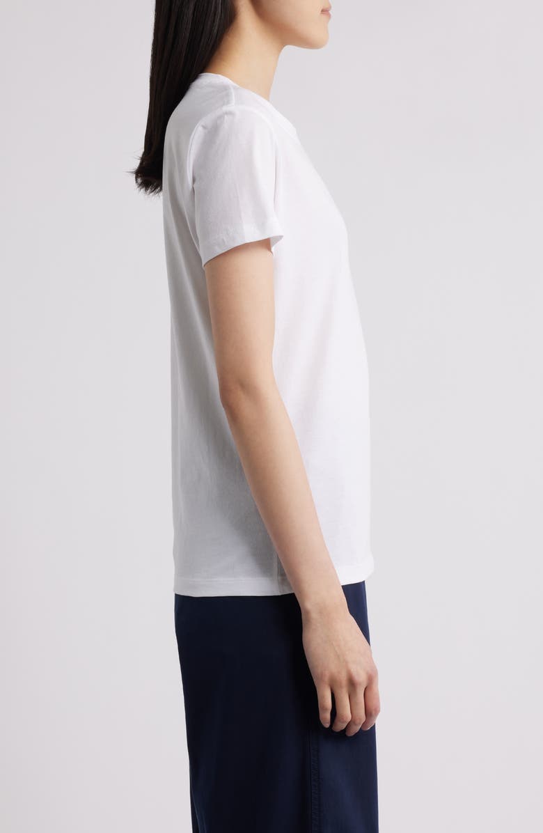 BOSS Orange Crystal Cotton T-Shirt, Alternate, color, White