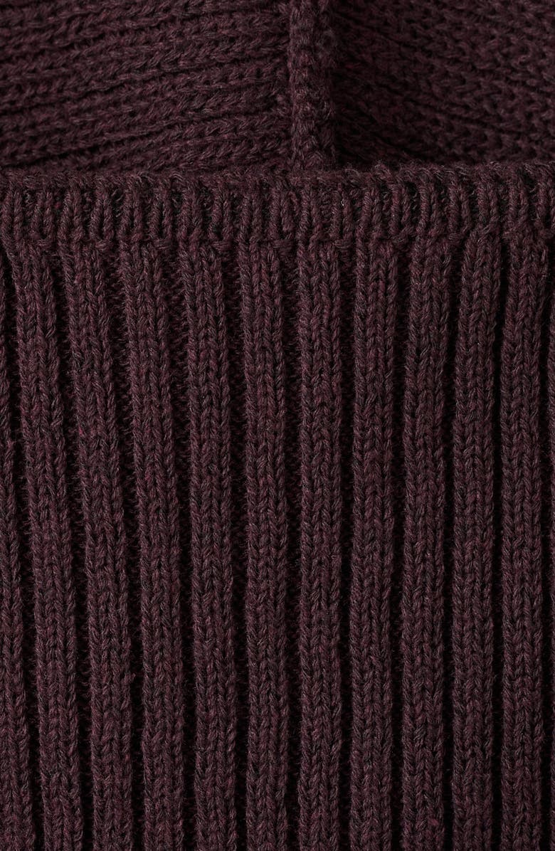 MANGO Rib Knit Tube Top & Bolero Set, Alternate, color, Plum