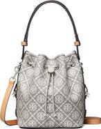 Tory Burch T Monogram Jacquard Utility Bucket Bag
