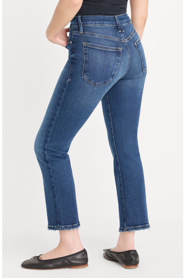 Good Petite High Waist Straight Leg Jeans, Alternate, color, INDIGO511