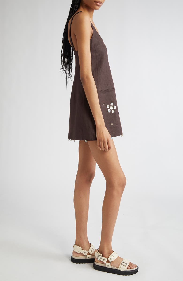 Siedrés Alites Linen Minidress, Alternate, color,