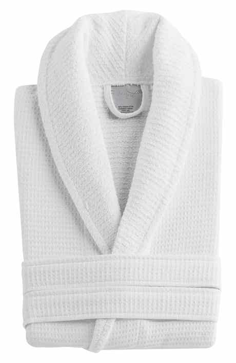 Shawl Waffle Turkish Cotton Bathrobe