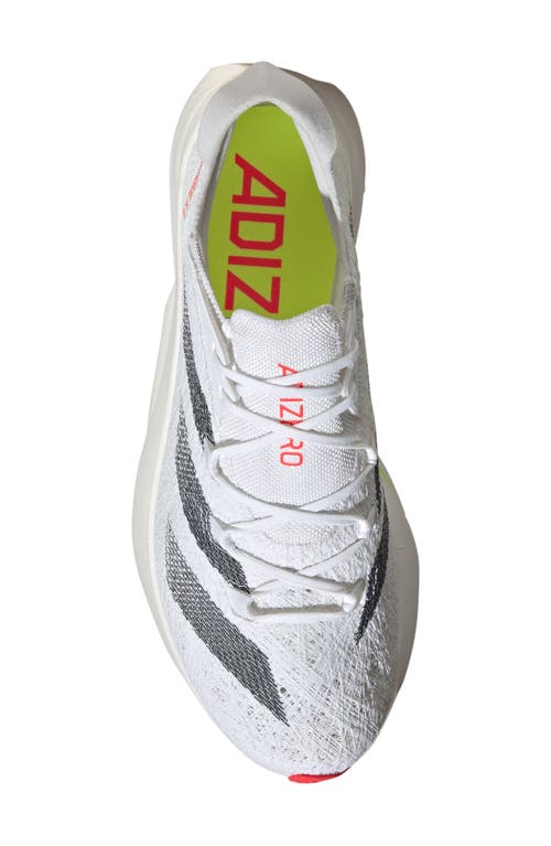 Adidas Originals Adidas Adizero Prime X Strung Running Shoe In White